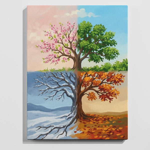 Four Seasons Tree — Paint by Numbers Kit