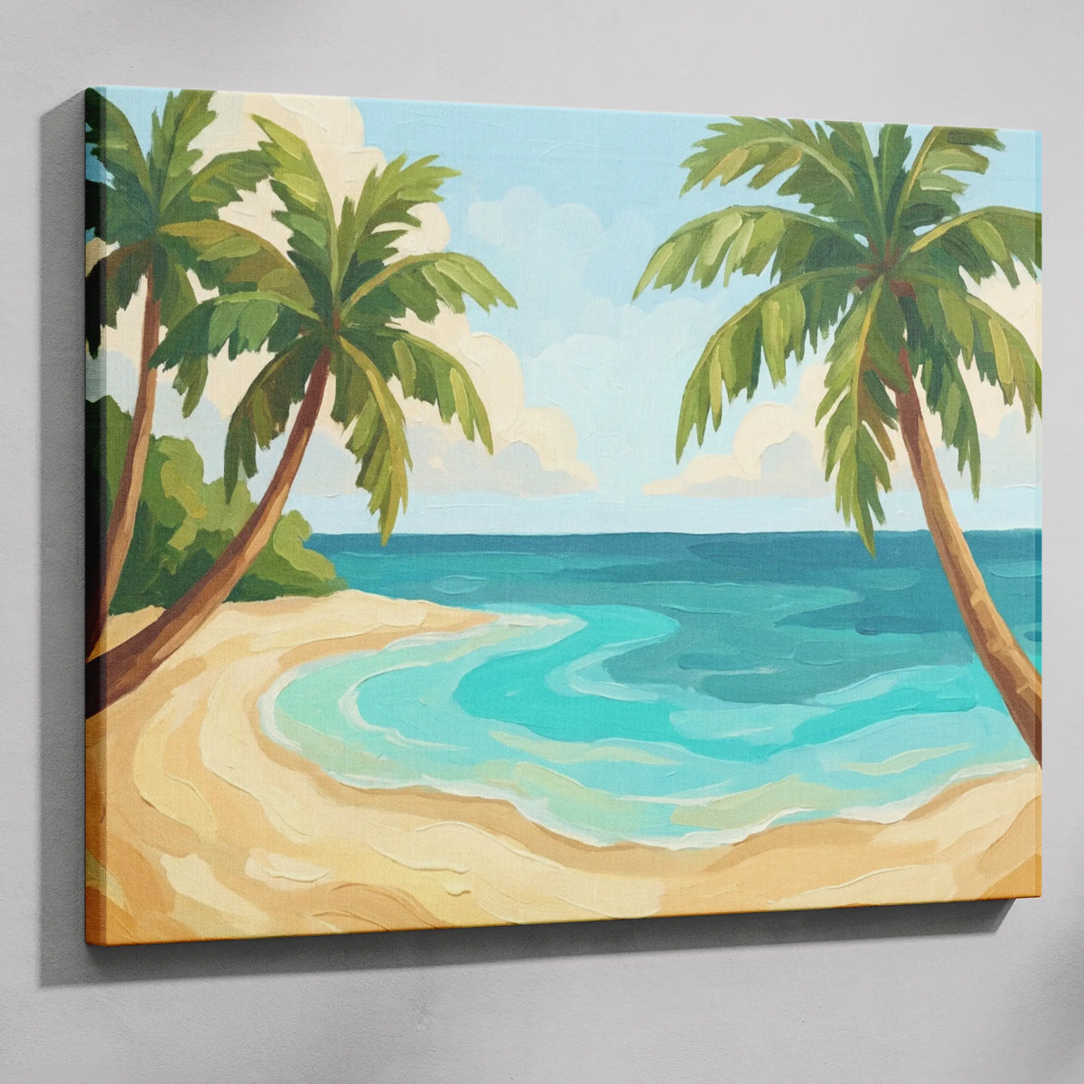Caribbean Beach Cove — Paint by Numbers Kit
