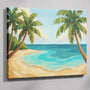 Caribbean Beach Cove — Paint by Numbers Kit