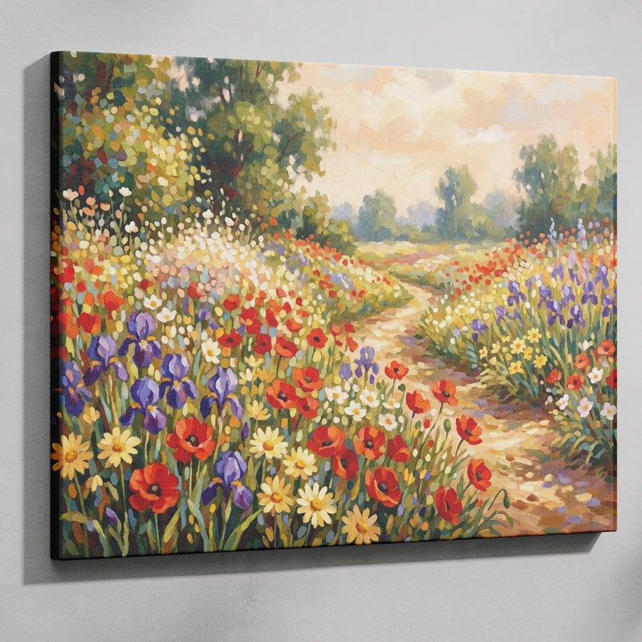 Iris & Poppies — Paint by Numbers Kit