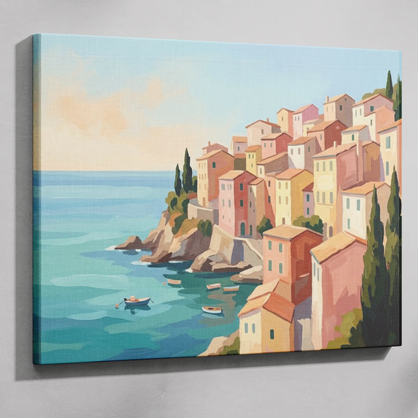 Mediterranean Seaside — Paint by Numbers Kit