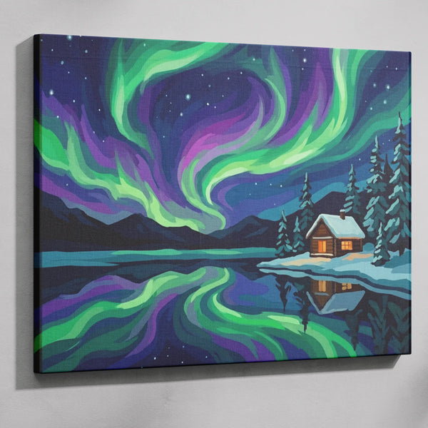 Northern Lights Aurora — Paint by Numbers Kit