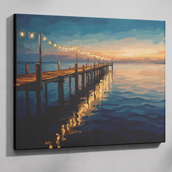 Pier at Twilight — Paint by Numbers Kit