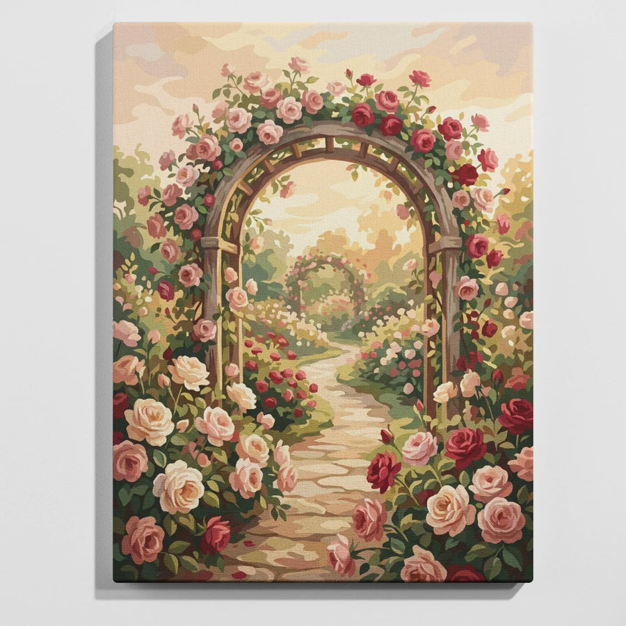 Rose Garden — Paint by Numbers Kit