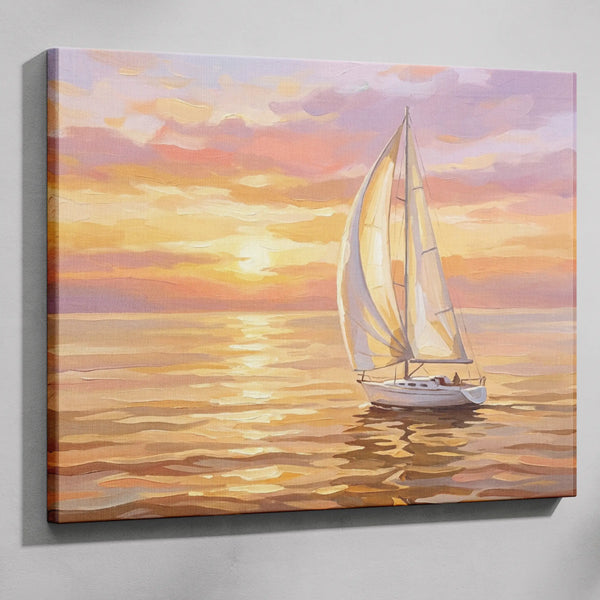Sailboat at Golden Hour — Paint by Numbers Kit