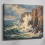 Stormy Sea Cliffs — Paint by Numbers Kit